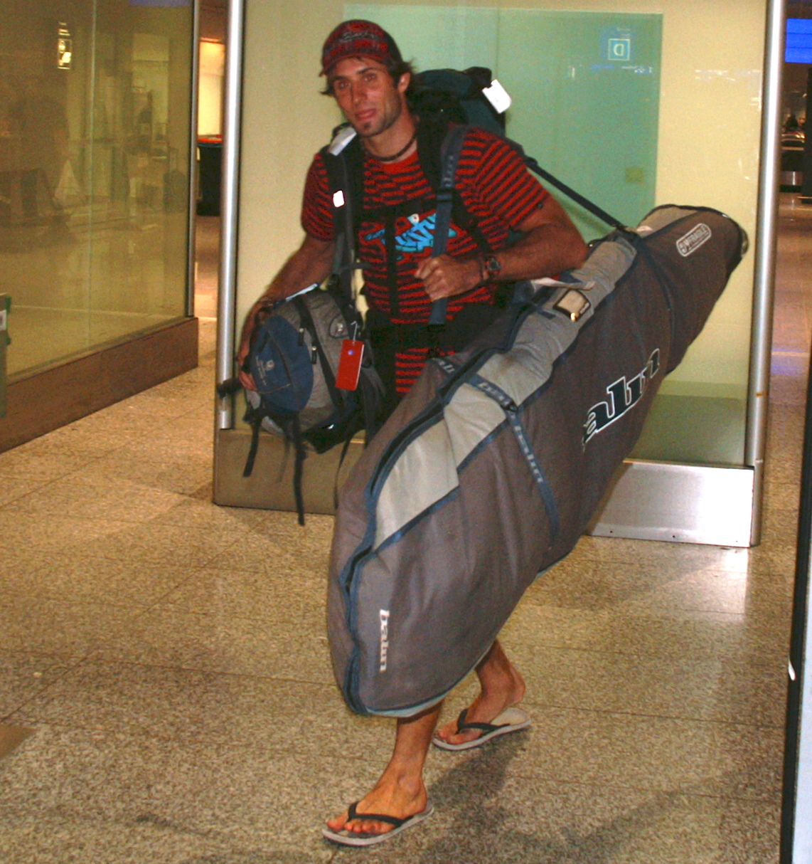 Sascha back at Frankfurt International Airport